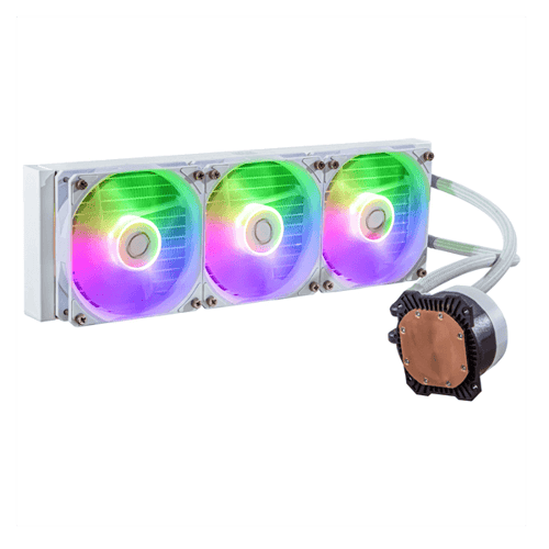 Cooler Master MasterLiquid 360L Core ARGB 360mm CPU Liquid Cooler (White)